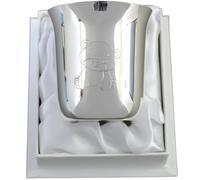 Timbale Ourson personnalisable (métal argenté) dans son coffret