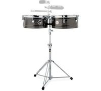 Timbales - Prestige Karl Perazzo - 14"" et 15"" - Nickel noir - Son exceptionnel
