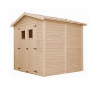 Abri de jardin en bois 4,2 m² TIMBELA - Pin / épicéa - H228x222x233 cm - Plancher inclus - M351+M351G