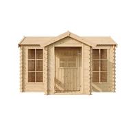 Timbela M520 Cabane Enfant Extérieur 2.63m2 - Maison de Jardin en Bois 241x187xH151cm