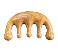 Timber - Hair Soothing toward Grooming | Polished Teeth Design featuring Lightweight Curve & Palm Friendly Build for Shower Use Beard Tidying Morning Routine Evening Massage