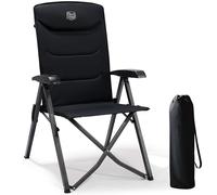 TIMBER RIDGE Chaise Pliante Camping Dossier Haut Réglable 4 Positions | Fauteuil relax inclinable 4 positions, design confortable et compact, pour terrasse, balcon, jardin, camping et pique-nique