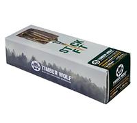 Timber Wolf TW60130 Vis à bois - 6,0 x 130 mm - Boîte de 50 pièces, zinc et jaune (or)