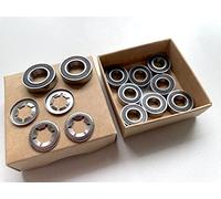 TIMBERA Kit de réparation de roulements (14 pièces) pour Husqvarna Automower, roues avant essieux et arbre de broche moteur - Modèles 440 450X 450XH 520 520H 550 550H EPOS - Accessoire tondeuse robot