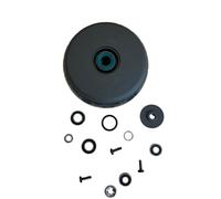 TIMBERA Kit de réparation pour roue avant Gardena SILENO+ - sans axe - comprend roulements, joints, pneu, moyeu et capot - Modèles R100Li, R130Li, R160Li