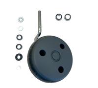 TIMBERA Kit roue avant pour tondeuse robot Gardena SILENO+ - 1× roue (axe de 6 mm) et 1× joint de boîtier - Modèles R100Li, R130Li, R160Li