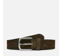 Timberland - 35mm Soft Suede Belt - Ceinture homme Olive Green - M