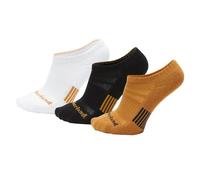 Timberland 3pp New Market Double Logo Demi-Coussin No Show Chaussettes, Multicolore, M Hommes