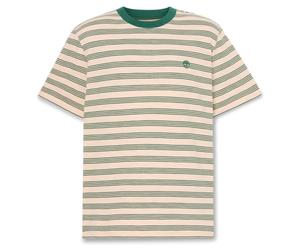 Timberland - 4 Rows Striped S/S Tee - T-shirt - M - putty / pineneedle yd