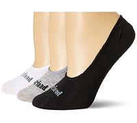 Timberland Lot de 6 Paires de Chaussettes Basses Basiques décontractées, Gris/Multicolore, Taille Unique Femme