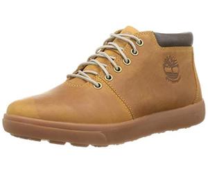 Timberland Ashwood Park Waterproof Leather Chukka, Bottes Homme, Jaune Wheat Full Grain, 43.5 EU