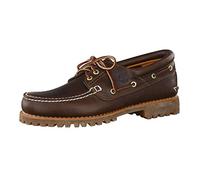 Timberland Chaussures bateau Homme Authentics 3 Eye Classic Lug Cuir marron foncé 42