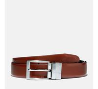 Timberland - Bay Ridge Reversible Buckle Leather - Ceinture homme Cognac - M