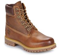Timberland Bottes Premium 6-Inch Waterproof – Cuir imperméable, lacets – Marron 43