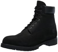 Timberland Mens Black Premium 6 Inch Nubuck Leather Boots - 41 Noir