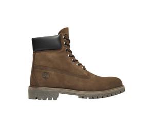 Timberland - Bottes en cuir - Timberland Premium 6" Lace Up Waterproof Boot Brown en Cuir - Taille 10,5 US - Marron Marron 10,5 US