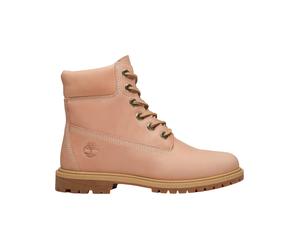 Timberland - Bottes imperméables en cuir - Timberland Premium 6" Lace Up Boot W Light Pink Full Grain en Cuir - Taille 7,5 US - Rose Rose 7,5 US