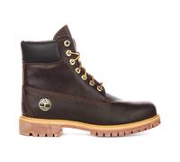 Timberland Bottines Premium 6-Inch Imperméables en Cuir Marron Homme 43