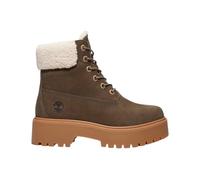 Timberland - Bottes lacées en similicuir - Femme - Chaussures - Brun - Taille: 40 EU