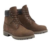 Timberland Bottes mode premium 6 pouces pour hommes, Nubuck marron moyen, 8
