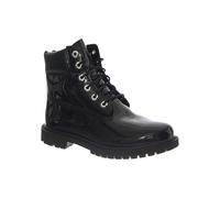 TIMBERLAND Bottes 'Premium 6 Inch Lace Up Waterproof Boot -- Women's Black Patent Leather' noir, Taille 40