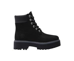 Timberland - Bottine Noire Imperméable à Lacets - Femme - Chaussures - Noir - Taille: 38 EU