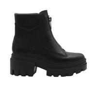 Timberland - Bottines en cuir à fermeture éclair avant Everleigh - Femme - Chaussures - Noir - Taille: 38 1/2 EU