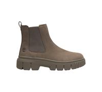 Timberland - Bottines en suède - Greyfield Mid Chelsea Boot W Medium Brown Nubuck en Cuir - Taille 7,5 US - Marron Marron 7,5 US
