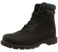 Timberland Femme Linden Woods 6 inch Faux Fur Lined WR Botte Tendance, Black Nubuck, 37 EU