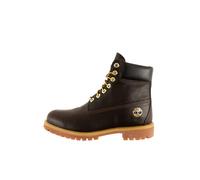 Timberland Bottines Premium 6 inch Lace up Waterproof exu1 DK Brown Full Grain w blk 46.