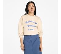 Timberland - Brushed Back Chest Graphic Crew Sweatshirt - Sweatshirt femme Angora - L