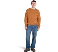 Timberland Brushed Back Crew Sweatshirt Leather Brown Taille: L | Pulls Outlet | Homme | Marron
