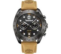Timberland Montre analogique pour homme TDWGF2230501 – Quartz, bracelet en cuir, noir moderne