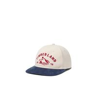 TIMBERLAND Casquette 'Mountain' beige / vert foncé / rouge, Taille 55-60