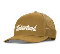 Timberland Chapeau de Camionneur pour Homme - Coton sergé Durable, Casquette réglable à Snapback, Dos en Maille Respirante, Blé (Marron), Taille Unique