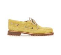 Timberland - Chaussure bateau cousue main Authentic 3-Eye Lug - Femme - Chaussures - Jaune - Taille: 37 EU