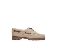 Timberland - Chaussure Bateau Noreen en Daim Naturel Fait Main - Femme - Chaussures - Beige - Taille: 36 EU