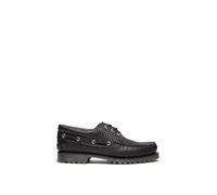Timberland - Chaussure de Bateau Homme Authentic 3-Eye Lug Handsewn, Noir , 46 EU