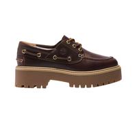 Timberland - Chaussures bateau plateforme Stone Street - Femme - Chaussures - Brun - Taille: 38 1/2 EU