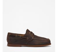 Timberland Homme Cedar Bay 2 Eye Boat Shoe, DK Brown Full Grain, 50 EU