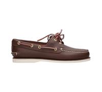 Timberland - Chaussures décontractées en cuir marron - Homme - Chaussures - Brun - Taille: 45 1/2 EU