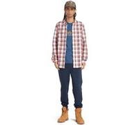 Timberland Check Poplin Shirt Burnt Sienna Yd Taille: M | Casual chemises Outlet | Homme | Marron
