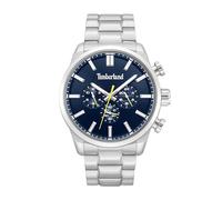 Timberland - Chronographe Henniker II - Quartz Mouvement de Montre - Largeur du boîtier: 46 mm - Acier Inoxydable - Blue - 5 ATM