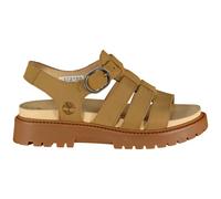 Timberland Sandales Clairemont Way Fisherman Marron Beige Femme 37