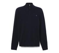 Timberland Cohas Brook Merino Pull zippé 1/4 pour homme TB0A2BF6, Dark Sapphire, Large