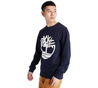Timberland Core Tree Logo Crew Brushback Sweatshirt Bleu L Homme