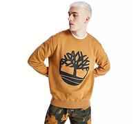 Sweat Timberland - Jaune Camel - Col Arrondi - Manches Longues