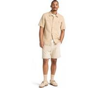 Timberland Cotton Linen Ss Utility Overshirt Medium Beige Taille: M | Casual chemises Outlet | Homme | Blanche