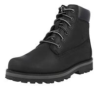 Timberland Courma 6 in Side Zip Boot Jr 0A28W9, Boy,Womens Hiking Boots,Winter Boots, Black, 37 EU