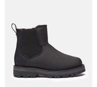 COURMA Kid Chelsea Black Full Grain Bottes avec Fermeture ÉCLAIR, Unisex, Noir, 29 EU